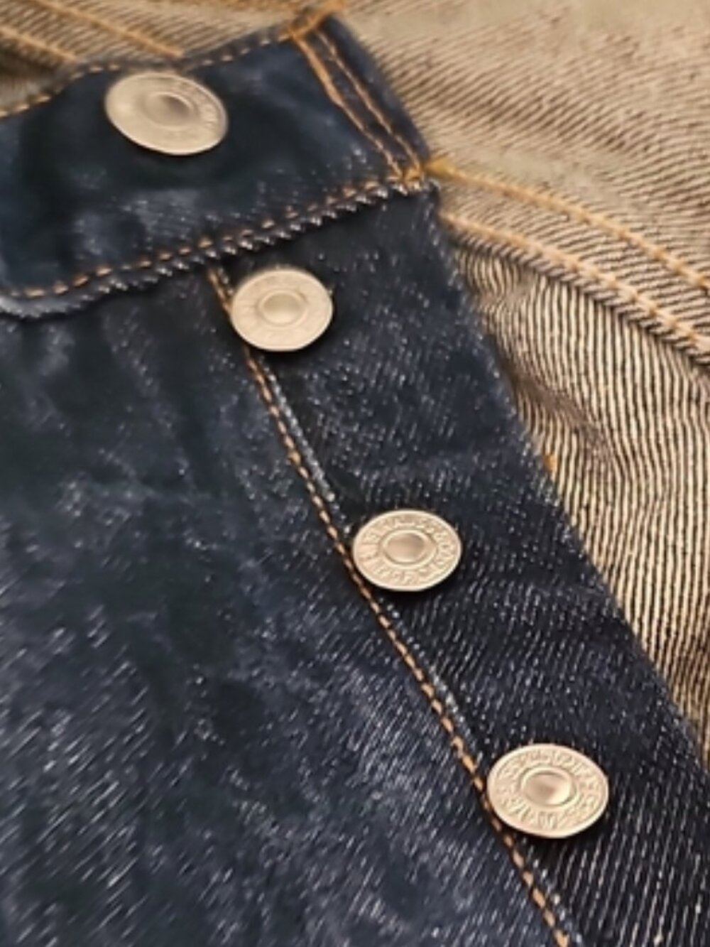Levi’s 501 XX Original Fit Button Fly Dark Straight Leg Jeans 34x34 actual 34x32 - Picture 11 of 13